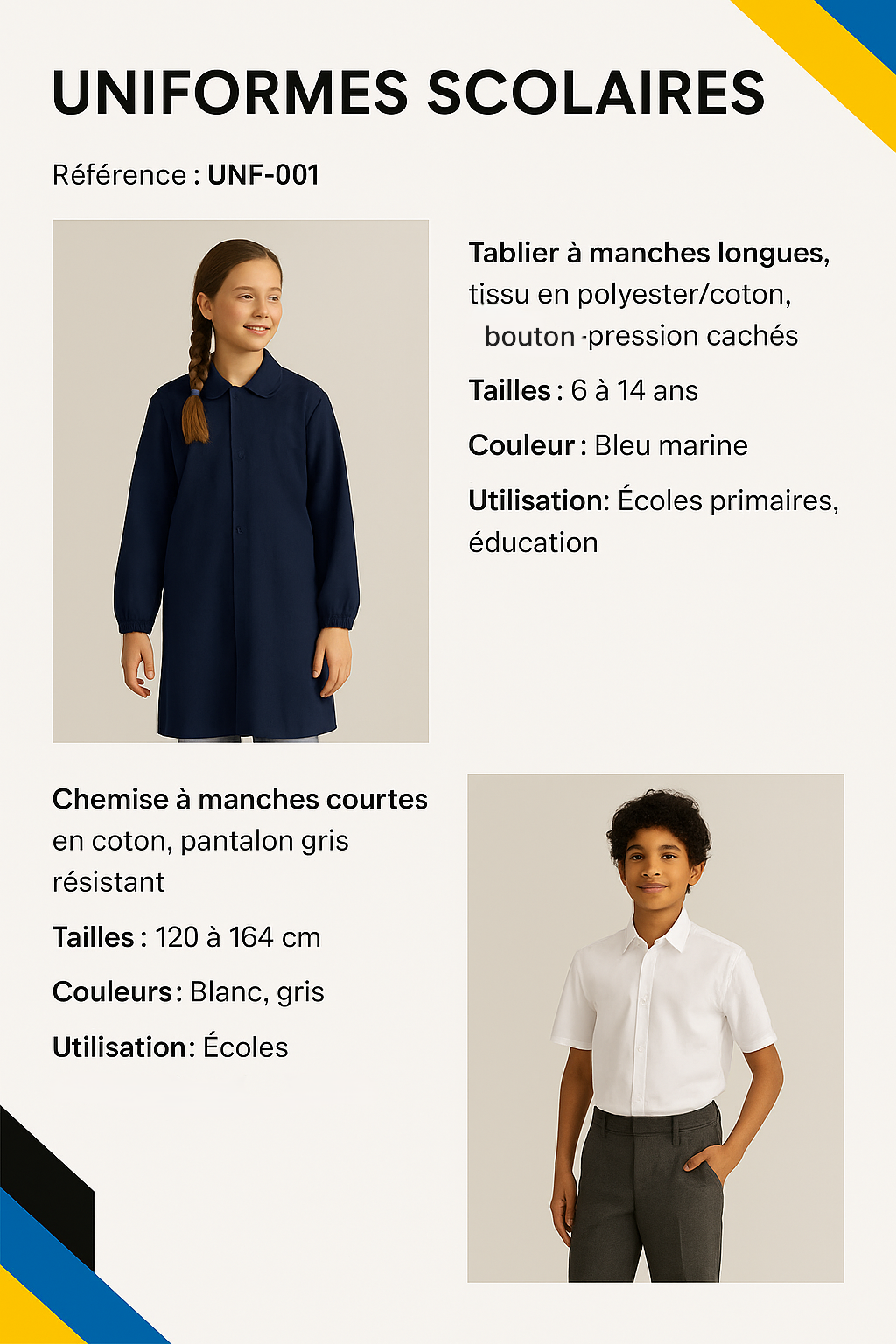 18 UNIFORME SCOLAIRE – Image 1